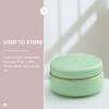 2Pcs Ceramic Mini Ointment Pot, 25ml Portable Lip Balm Jar view 4