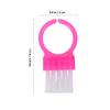 jojofuny 100pcs Pink Nail Cleaning Brushes Hard Bristle Scrubbing Nail Brush for Fingernail Manicure Cleaning Tools for Women and Men view 2