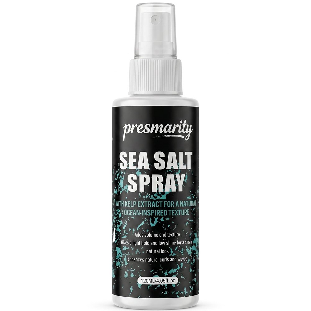 presmarity Sea Salt Spray for Hair, Adds Texture & Volume, 4.05 fl oz