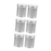 VICASKY 6pcs 80ml Aluminum Jars for Cream and Powder, Refillable Cosmetic Containers with Screw Thread Lids, Lightweight Aluminum Storage Boxes for Travel and Makeup Organization view 1
