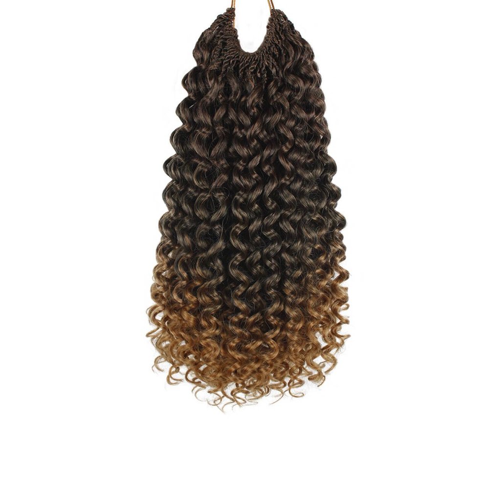 120 Strands Curly Crochet Hair Gogo Curl Protein Fiber Close to Human Hair