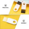 HONMEET 30pcs Razor Cleaner and Shaving Brush Set with White Handle and Bristles, Small Electric Shaver Cleaning Brushes for Mens Grooming and Maintenance view 3