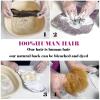 Afro Kinky Bulk Human Hair For Dreadlock Extensions Repair Locs,Twist Braiding, 100% Human Braiding Hair 30Grams each bundles Total #99j 8 Inch 1PC view 4