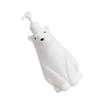 Polar Bear Shaped Refillable Plastic Lotion Container 300ml White view 1