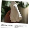 Polar Bear Shaped Refillable Plastic Lotion Container 300ml White view 4