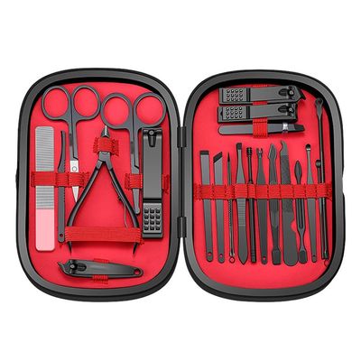 Cuticle Pliers Nail Tools Clipper Professional Pedicure Sleeve Box Set Complete