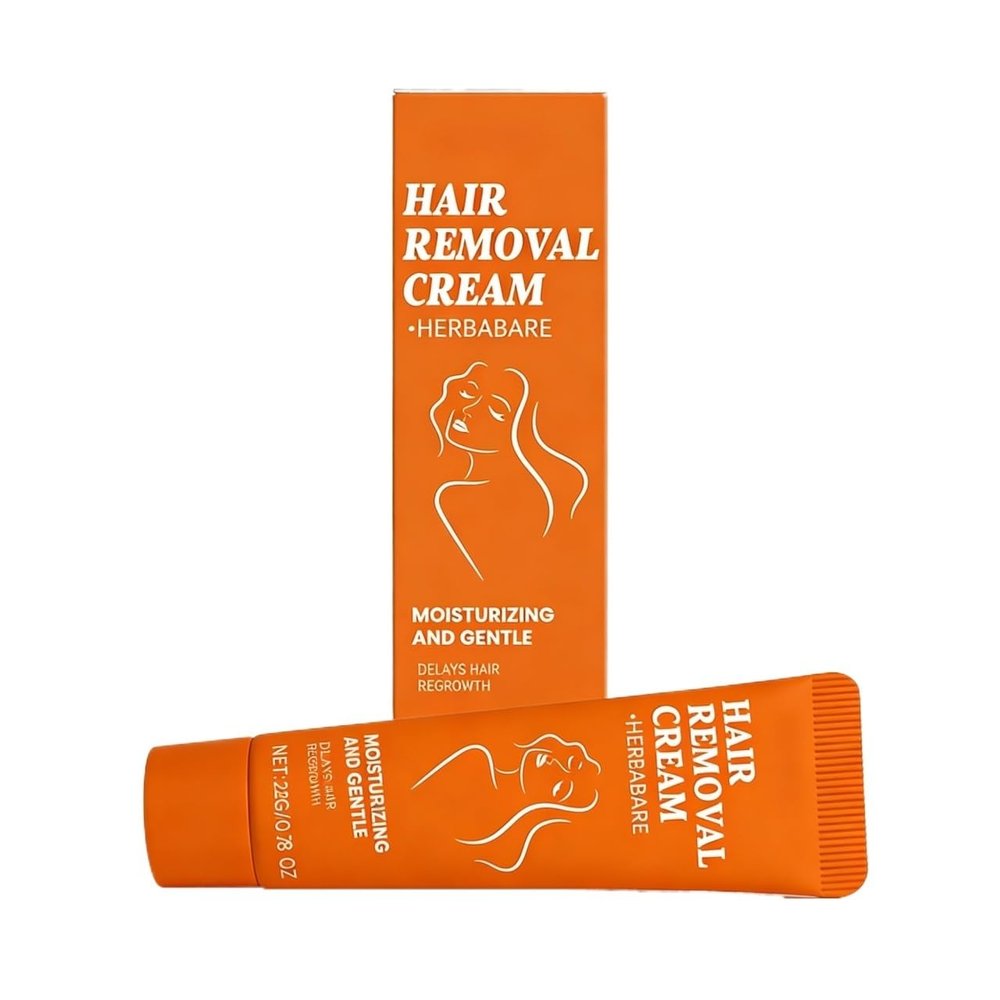 Sensitive Skin Facial Hair Remover By - Gentle Depilatory Cream, 5-10 Min Application(1pcs)
