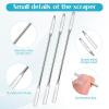3 Pcs Make Up Spatula Stainless Steel Foundation Spatula Double Edged Face Cream Applicator Reusable Cosmetic Mixing Tool Facial Beauty Spatulas for Even Application Foundation view 3