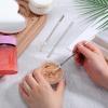 3 Pcs Make Up Spatula Stainless Steel Foundation Spatula Double Edged Face Cream Applicator Reusable Cosmetic Mixing Tool Facial Beauty Spatulas for Even Application Foundation view 4
