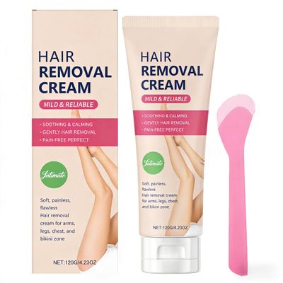Gentle Hair Removal Cream, Easy To Use, Moisturizes Skin, Reduces Discomfort, Suitable For Arms And Underarms.(1pcs)