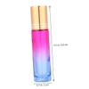 ABOOFAN 20pcs 10ml Gradient Color Roll-on Bottles with Cap Mini Perfume Subpackaging Roller Bottles for Essential Oils and Cosmetic Liquids Refillable Travel Roller Ball Random Color view 2