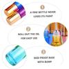 ABOOFAN 20pcs 10ml Gradient Color Roll-on Bottles with Cap Mini Perfume Subpackaging Roller Bottles for Essential Oils and Cosmetic Liquids Refillable Travel Roller Ball Random Color view 3