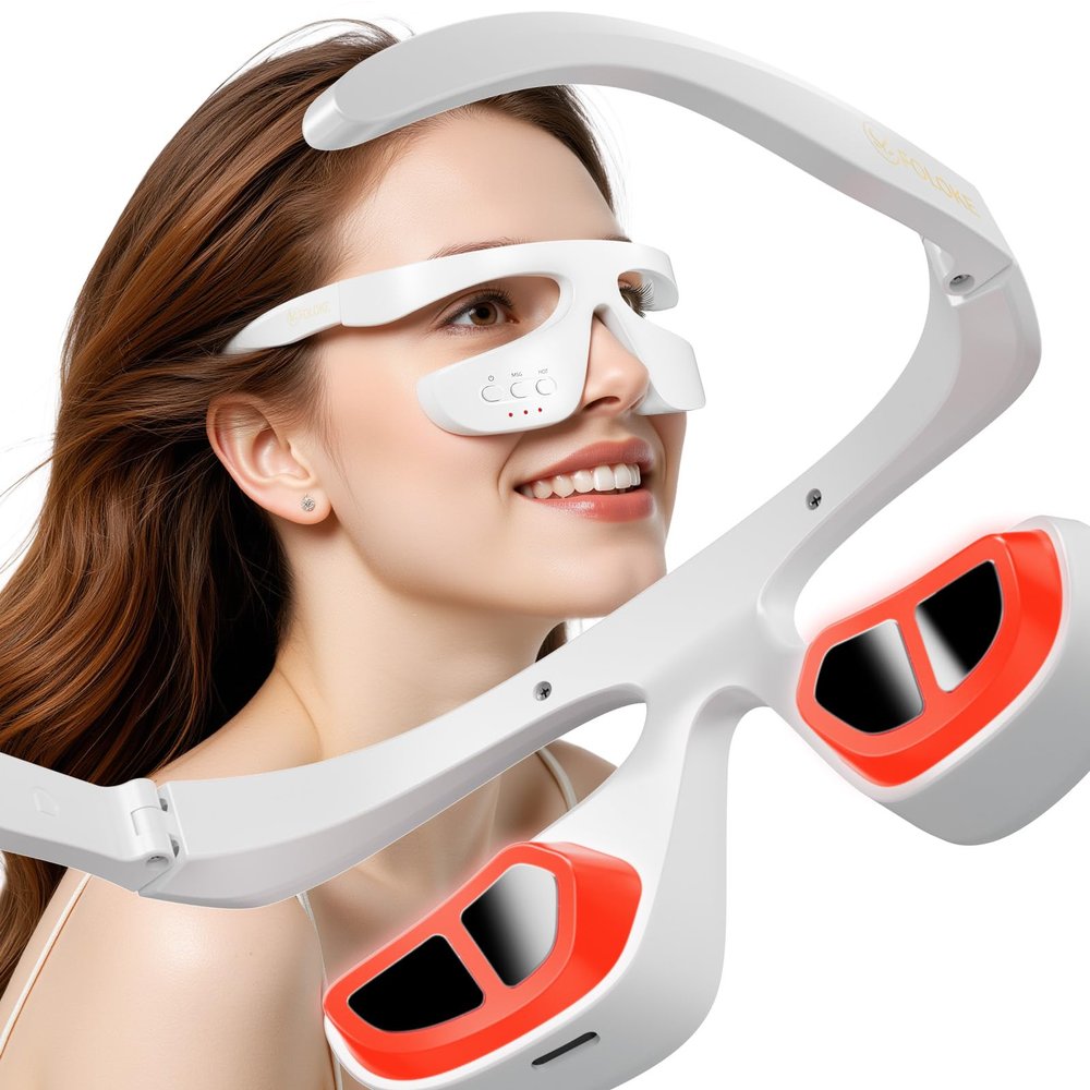 Under Eye Red Light Therapy Device,630nm Treatment of Eye Bag, Dark Circles