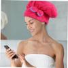 PATKAW 4Pcs Microfiber Hair Drying Caps Absorbent Turban Wrap Towels view 4
