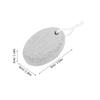 ibasenice Natural Pumice Stone Foot Scraper Pedicure Tools for Feet and Hands Callus Remover Exfoliator Lava Stone for Dead Skin Removal and Heel Care view 2