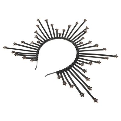 VINTORKY Unique Circular Headband Gothic Mary Crown Hair Decor Womens Decorative Headwear for Party and Costume Accessories