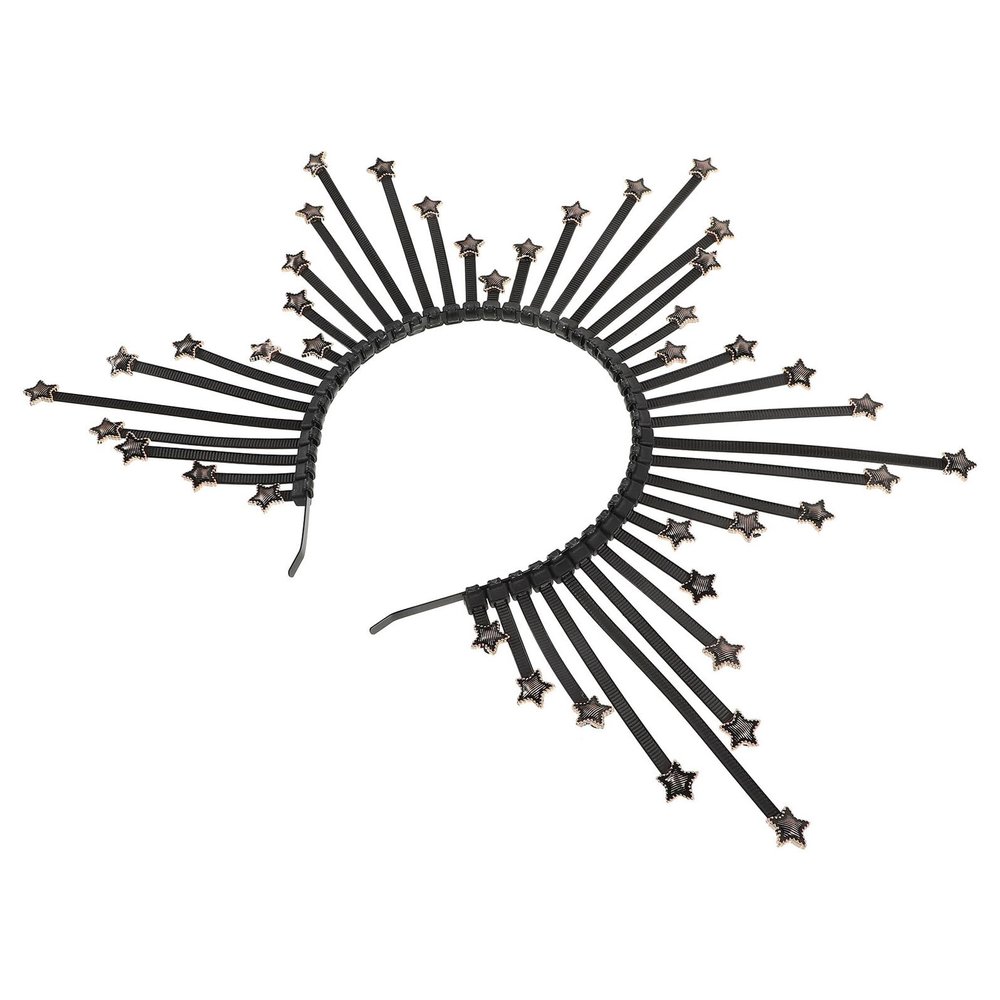 VINTORKY Unique Circular Headband Gothic Mary Crown Hair Decor Womens Decorative Headwear for Party and Costume Accessories