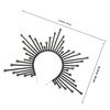 VINTORKY Unique Circular Headband Gothic Mary Crown Hair Decor Womens Decorative Headwear for Party and Costume Accessories view 2