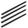 KAJNBN 4pcs Medium round Head Lip Brush Set Natural Animal Hair Lipstick Applicator for Lip Gloss and Concealer Blending Portable Makeup Tool and Touch-up view 1