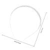 ABOOFAN Handmade Three Layer Rhinestone Hair Band for Wedding Brides Silver view 2