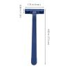 Beatifufu 24pcs Disposable Manual Razors for Men and Women Shaving Hair Removal Dark Blue Travel Facial Hair Shaver view 2