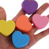 NULYLU 50pcs Heart-Shaped Manicure Blocks Sponge for Nails Dual-Sided Grit Nail Buffer Files Sponge Boards for Professional Art and Home Care view 4