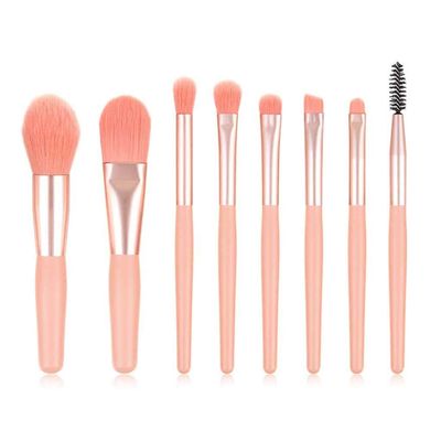 Makeup Brushes Set Mini 8Pcs Eyeshadow Foundation Eyebrow Face Eye Kit