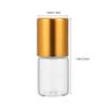 IWOWHERO 12pcs 2ml Glass Roll on Bottles for Essential Oils Refillable Mini Perfume Bottles with Gold Aluminium Caps Travel Aromatherapy Roller view 2