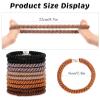 10 Pcs Hair Ties for Men, Nylon Elastic Braid Hair Ties, No Hurt Non Slip for Thick Curly Hair Home Daily Use view 3