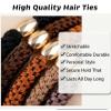 10 Pcs Hair Ties for Men, Nylon Elastic Braid Hair Ties, No Hurt Non Slip for Thick Curly Hair Home Daily Use view 4