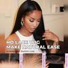 OQ HAIR 7x5 HD Straight Human Hair Lace Closure Wig 26 Inch For Women view 2