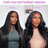 OQ HAIR 7x5 HD Straight Human Hair Lace Closure Wig 26 Inch For Women view 4