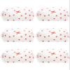 PAZIMIIK Cozy Makeup Bag for Women,Zipper Cosmetic Pouch,Gauze Heart,6 Pack view 1
