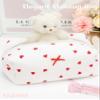 PAZIMIIK Cozy Makeup Bag for Women,Zipper Cosmetic Pouch,Gauze Heart,6 Pack view 2