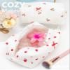 PAZIMIIK Cozy Makeup Bag for Women,Zipper Cosmetic Pouch,Gauze Heart,6 Pack view 3