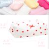 PAZIMIIK Cozy Makeup Bag for Women,Zipper Cosmetic Pouch,Gauze Heart,6 Pack view 4