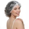 10 Pcs Oversized Disposable Plastic Shower Cap, XL Disposable Shower Conditioning Processing Caps for Long Braids, Dreadlocks, Processing, Conditioning view 1