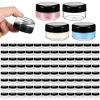 100 Pack 1Oz Plastic Container Jars with Lids, Round Clear Cosmetic Containers Bulk, Leak Proof Small Sample Jars Wide Mouth for Cream Lotion Makeup Travel Storage view 1