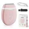Electric Shaver for Women - 3 in 1 Mini Electric Razors for Women Legs/Face/Arm/Pubic/Bikini Area Foil Shaver - Waterproof Wet Dry Portable Hair Remover - Painless Bikini Trimmer for Teens Lady Female view 1