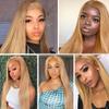 Straight Human Hair Bundles 16 Inch Color #27 Honey Blonde Virgin 1 Bundle Golden Blonde Straight Bundles Human Hair Extensions 100G view 2