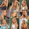 Straight Human Hair Bundles 16 Inch Color #27 Honey Blonde Virgin 1 Bundle Golden Blonde Straight Bundles Human Hair Extensions 100G view 3