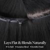 GOO GOO Butterfly Weft Hair Extensions Human Hair, Easy Install Breathable view 4