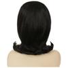 Dai Cloud Black Short Retro Wig for Women 50s 60s Bouffant Beehive Wigs with Bangs Shoulder Length Synthetic Fiber Wig for Party Halloween Costume Use view 4