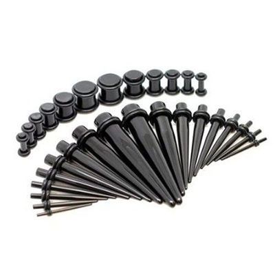 Acrylic ear expander set 18/lot ear expander piercing accessories Convenient and practical