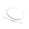 COLLBATH 2 Pcs Silver Jeweled Hairbands Full Rhinestone Bridal Headbands Portable Hair Hoops for Weddings and Special Occasions view 2