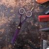 TIDTALEO Red Hair Cutting Shears and Thinning Scissors Set for Women and Men, Stainless Steel Salon Hair Stylist Tools for Home and Professional Trimming view 4