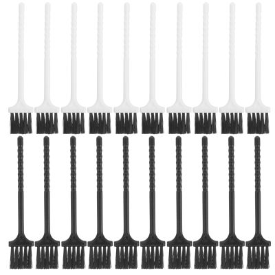 SKISUNO 20pcs Multifunctional Razor Cleaning Brush Long Handle for Men Electric Shaver Grooming, Mini Precision Shaver Cleaning Tools for Daily Hair Removal Maintenance