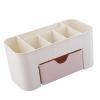 LUCKDANO Tabletop Cosmetic Organizer Stylish Tabletop Cosmetic Organizer By Brand Name - Spacious Plastic Makeup Storage Box with Drawer for Jewelry & Office Supplies - Perfect for view 3
