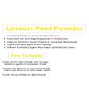 PB 100% Organic Lem.on Pe.el Pow.der | for Skin | for Face | for Hair, 100 Grams view 3