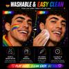 LGBTQIA Pride Face Paint Stick 1 Pack, Rainbow Face Paint for Pride Month, Non-Toxic Washable Face Paint Makeup for LGBTQ Pride Parade, Festival, Sports Events, Drag Shows & Celebrations view 3